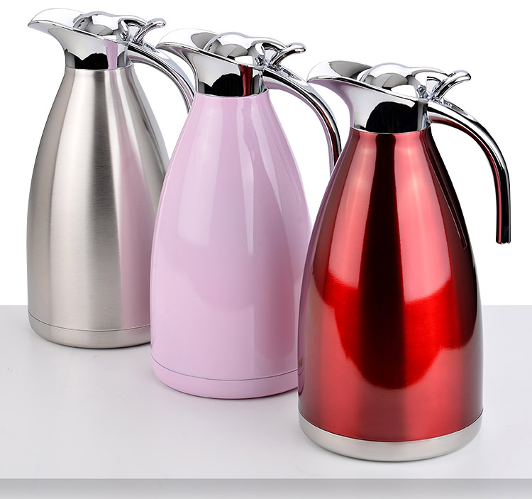 Elegant color paint coating vacuum jug
