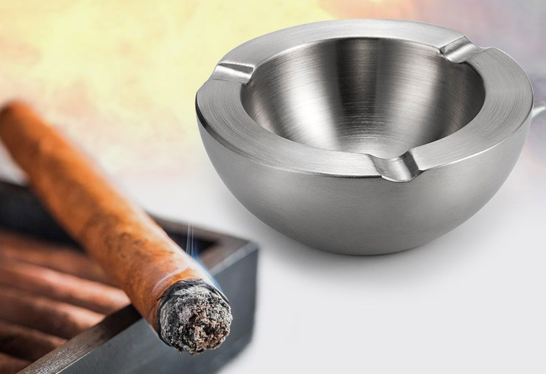 Stainless Steel Office Smoking Ashtray