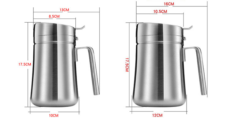 Stainless Steel Dripless Oil Can